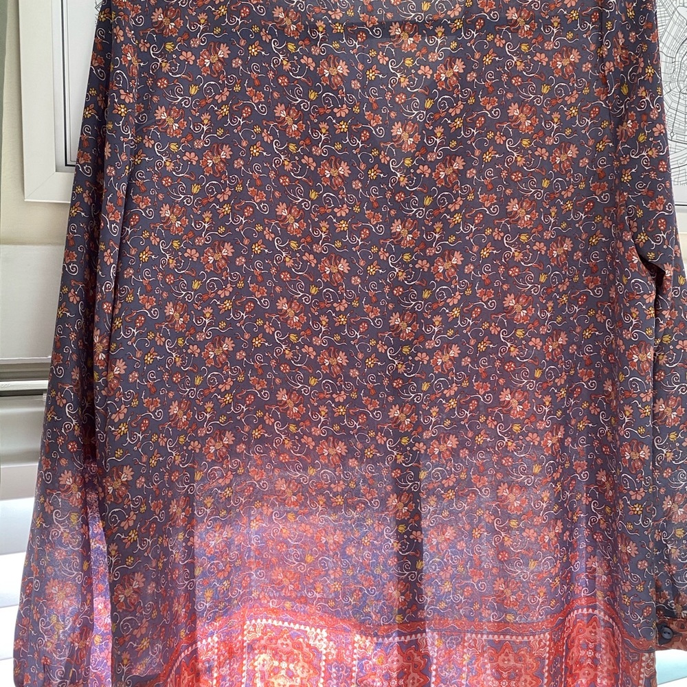 Paisley Long Sleeved Blouse
